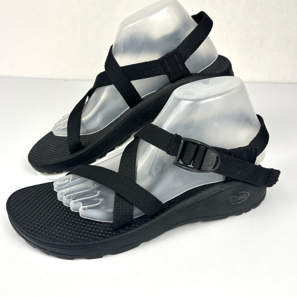 Chaco Z1 Black Classic Hiking Trail Sport Sandals Womens 10 Shoes J105375